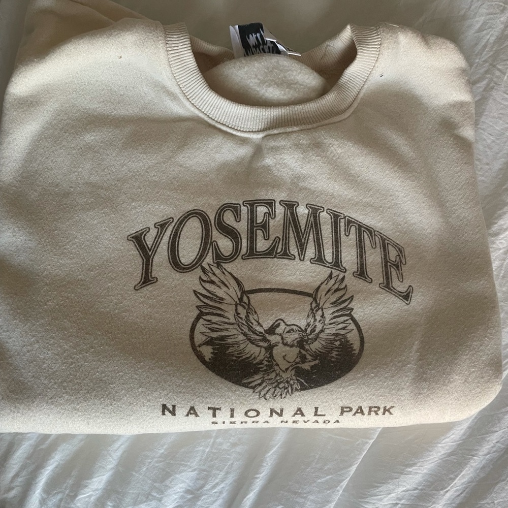 princess polly yosemite cream crew neck